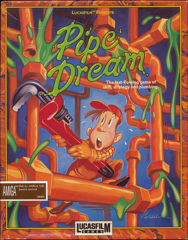 Pipe Dream box art for Super Famicom